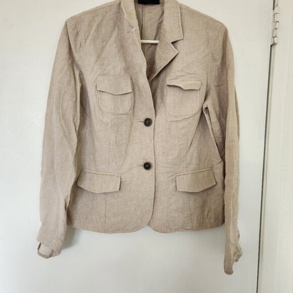 Style&co.Petite Women's Tan Blazer    Size 12P#012 - Picture 1 of 10